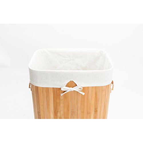 Laurel Foundry Modern Farmhouse Bamboo Laundry Hamper Basket & Reviews